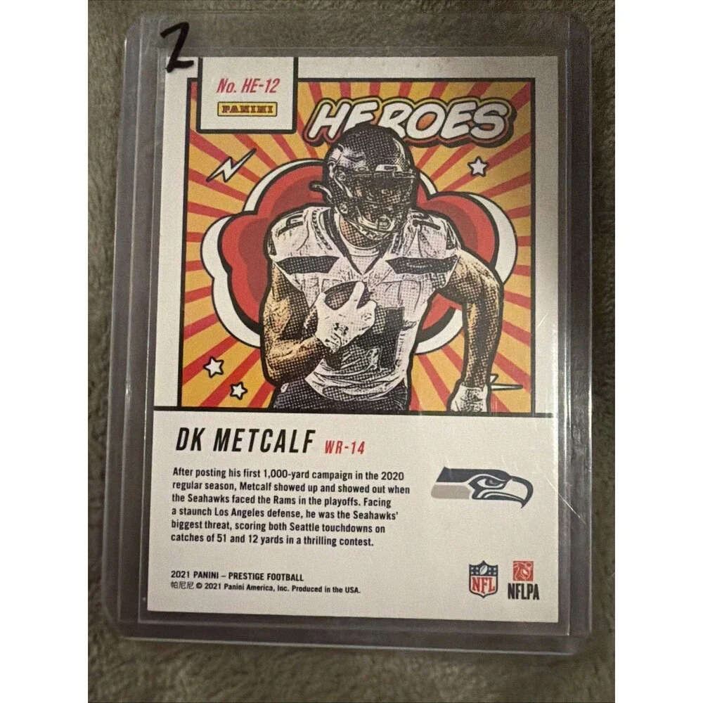 2021 Panini Prestige - Heroes DK Metcalf #HE-12